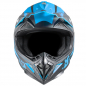 Preview: Kinder Crosshelm XTRM 81 blau